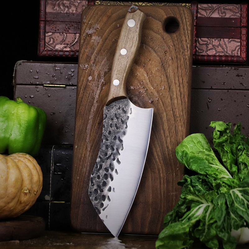 Cuchillo japonés de alta gama para deshuesar, rebanador afilado, forjado manual, de ternera, sashimi, de cocina, de chef: A-cd23A1
