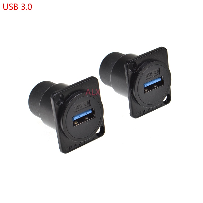 1 stk d type metal usb hunstik modul panel monteringsholder adapter usb 3.0 hun til hun stik til 86 panel kanoner