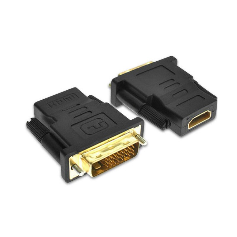 DVI 24+1 Male to HDMI Adapter Cables DVI 24k Gold Plated Plug to HDMI Converter 1080P for PC PS3 Projector Monitor HDTV