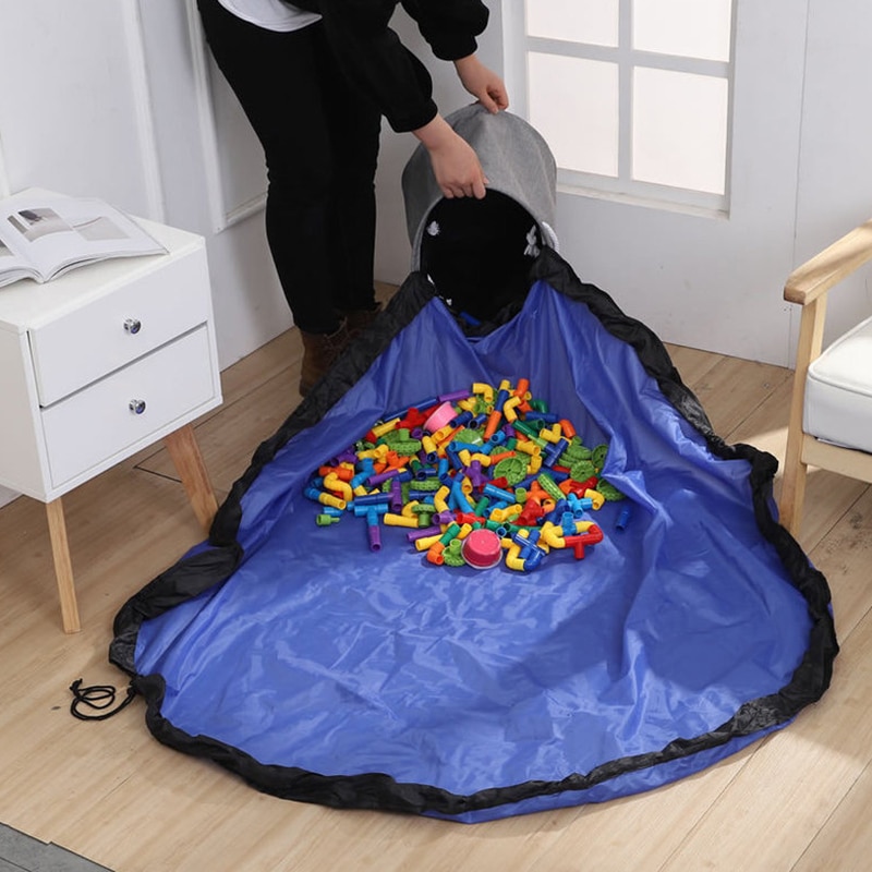 Praktisk opbevaringslegetøj legemåtte bærbar børne legetøjsopbevaringspose og legemåtte arrangør løbebånd børn spædbarn