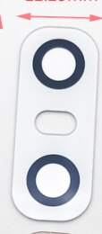 Original Zurück Kamera Glas Für LG G6 uns997 VS988 H870DS K51 K62 Plus Hinten Kamera Glas Objektiv Mit Aufkleber Kleber ahesive: G6 Weiß