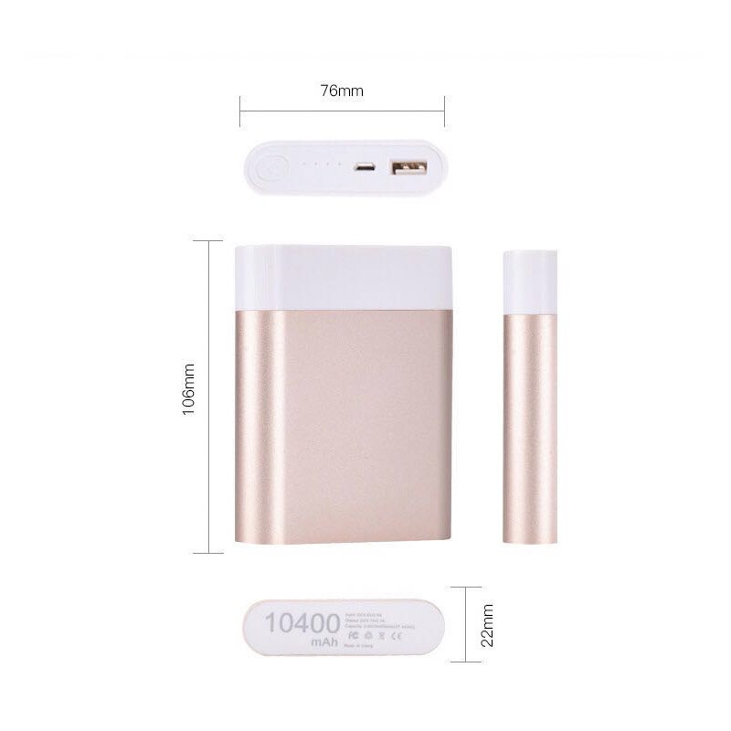 Cor Aleatoriamente DIY 4X18650 Baterias de Banco de Potência Caso Shell Box Para Carregador de Telefone 10400 mah banco de Potência Da Bateria tampa Da Caixa de armazenamento