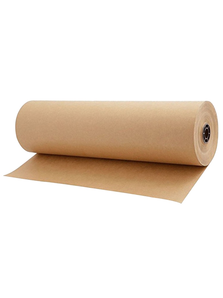 30m Kraft Wrapping Paper Roll Brown for Birthday Party Wedding Packaging Decoration Wrapping Parcel Packing Art Craft Materials