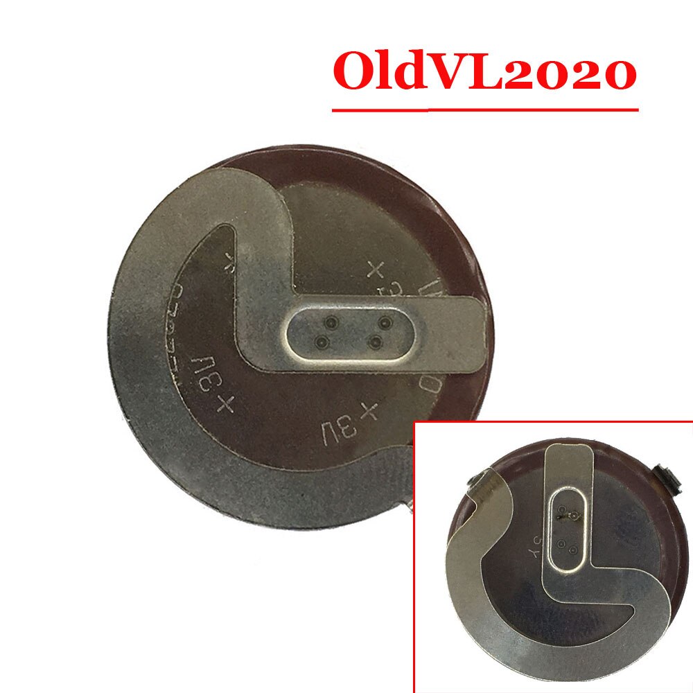 1pc old type VL2020 lithium battery With Legs 90 degrees for BMW car key