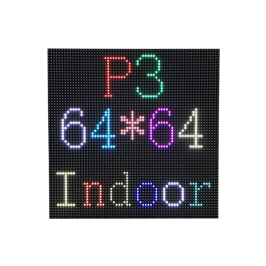 64 x 64 indendørs rgb hd  p3 indendørs led modul video væg  p2.5 p3 p4 p5 p6 p7.62 p8 p10 led panel fuld farve led display