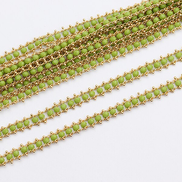 Gufeather  c70, smykketilbehør, gjør-det-selv-kjede ,18k gullbelagte ,0.3 mikron, perler, smykkelaging, gjør-det-selv-kjede kjede ,1m/ lot: C7011