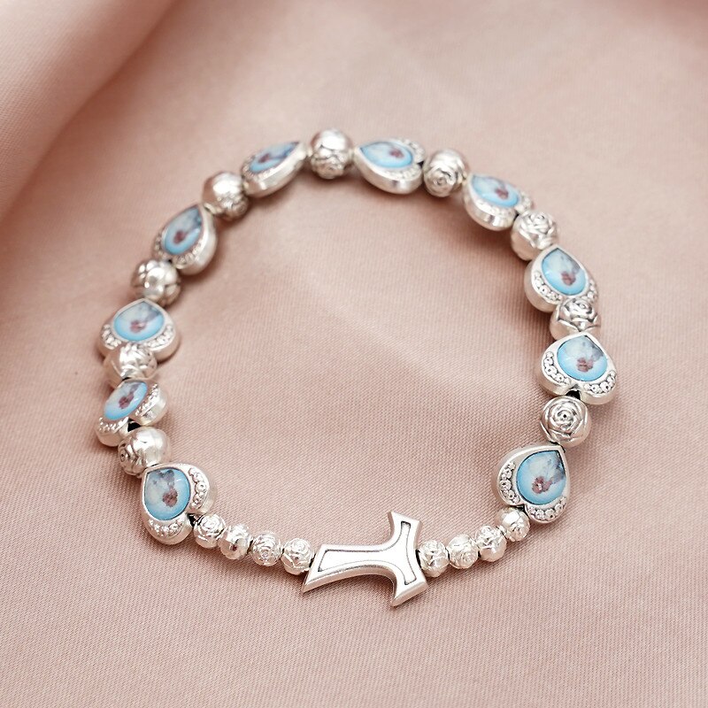 Zeven aartsengelen armband - katholieke 7 aartsengelen lederen armband armband - religieuze christelijke heilige engelen bescherming polsband - doop amulet talisman sieraden voor vrouwen mannen, 7