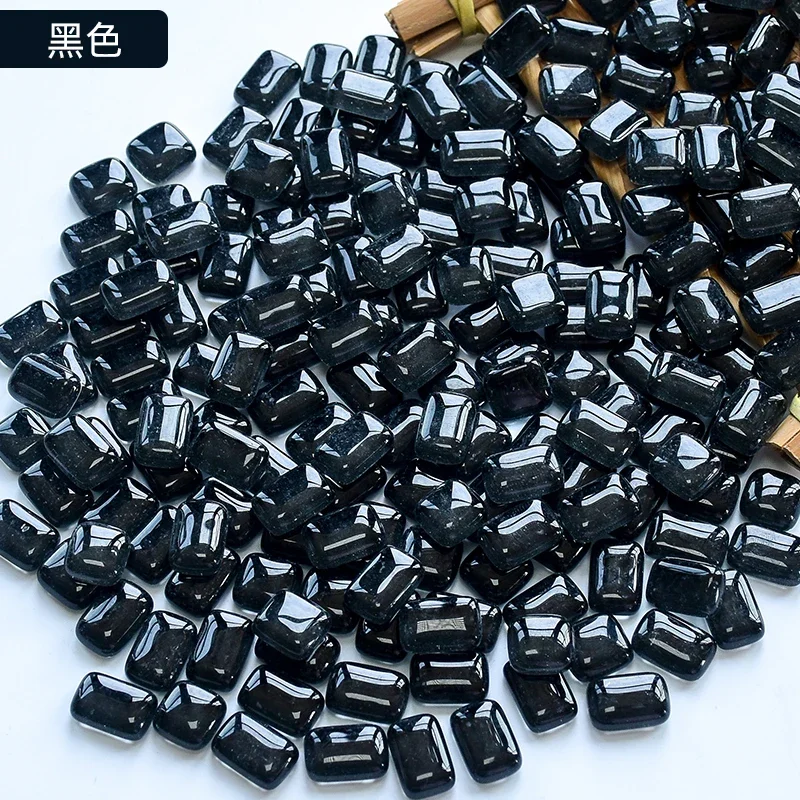 200g Mosaik Dreieck quadratische Glasmosaik fliesen bilden DIY handgemachte freundlicher kreative Dekoration Zubehör Wohn accessoires