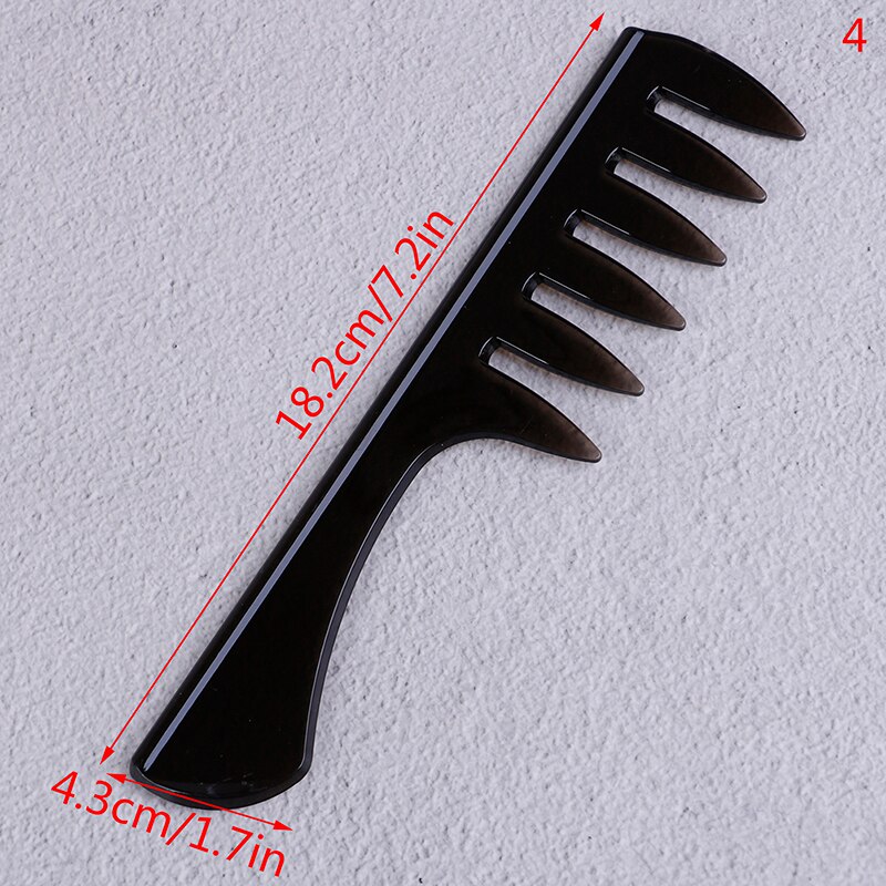 Oil Hair Comb Wide Teeth Hair Comb Classic Oil Slick Styling Hair Brush For Men: 4