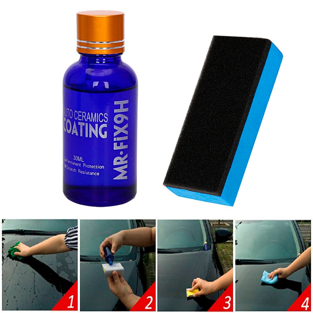 Anti-scratch Car Polish Car Liquid Ceramic Coat Auto Detailing Glasscoat Motorcycle Paint Care Super Hydrophobic Glass Coating