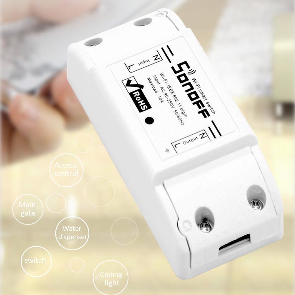 For Sonoff basic WIFI Smart Home Automation Relay Module Controller Temperature And Humidity Controller