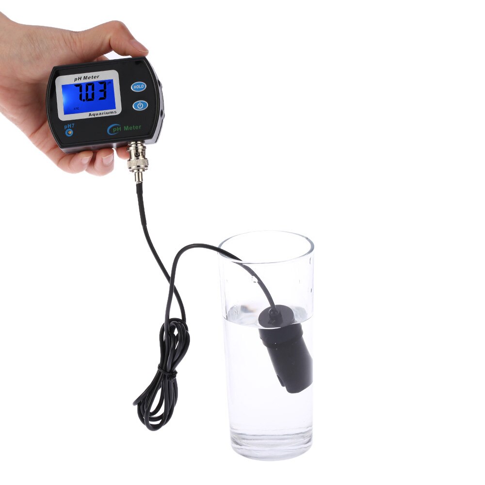Mini aquarium Water salt water pool tester aqua medidor de pH Meter test Acidometer Analyzer misuratore teste phmetro