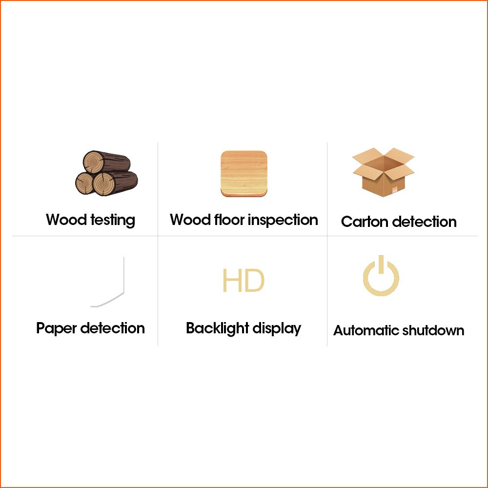 RZ Holz Feuchtigkeit Meter Digitale Feuchtigkeit Messgerät Hygrometer Holz Feuchtigkeit Detektor Gebäude Material Feuchtigkeit Meter