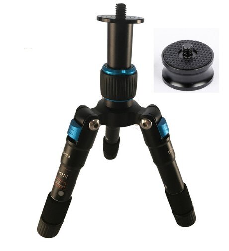 Portable Travel Compact Aluminum Mini Tripod with Ball Head for Digital Camera DSLR Smart Phone: tripod adapter