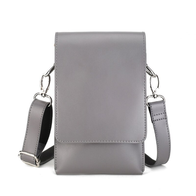 Professionele Kapper Schaar Tas Met Schouderriem Draagbare Faux Leer Haar Kam Houder Pouch Case Taille Pack: GRAY
