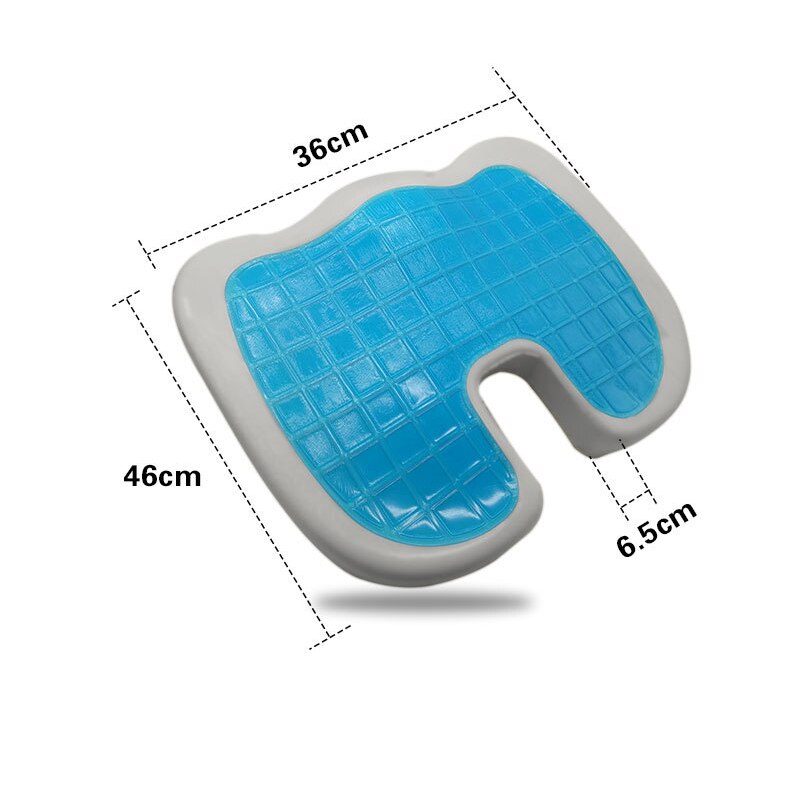Sitting Cushion Gel Pillow Flex Sitter Flex Back Support Sit U-shape memory cotton gel seat cushion Posture