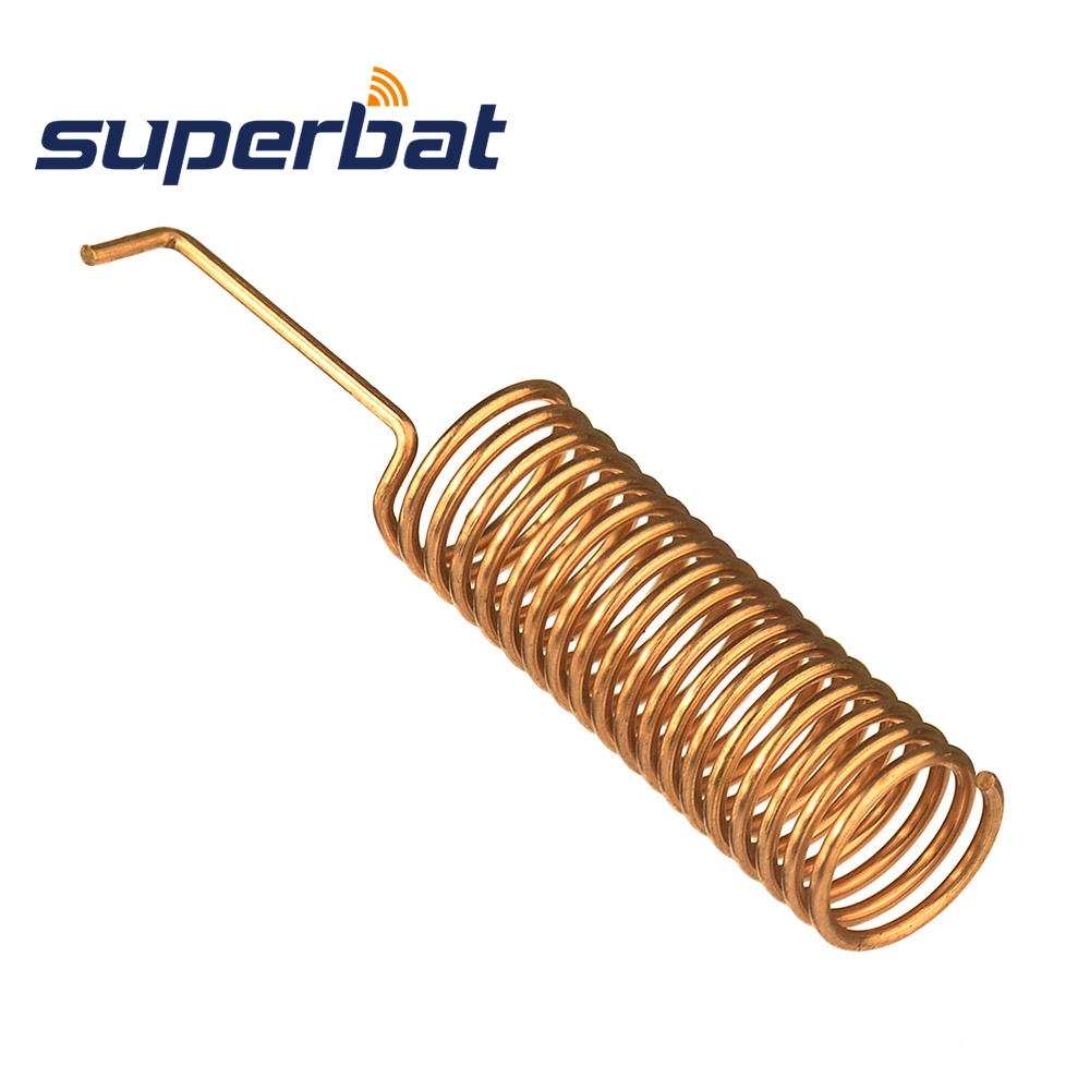 Superbat 10 sztuk 433MHz 470MHz 490MHz 510MHz 868MHz 2dBi spiralna sprężyna spiralna antena zdalnego sterowania