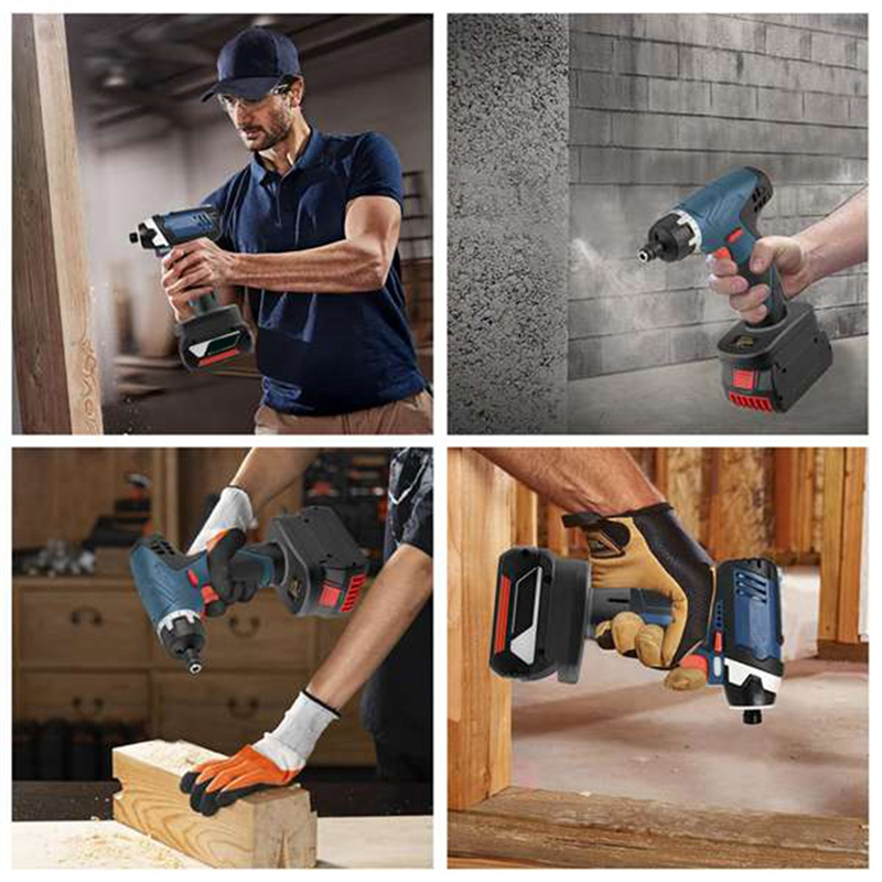 BHBD-Li- Akku-Elektrowerkzeuge für 18-V-Akku-Adapter, umwandelbar in einen 12-V-Akku-Adapter für