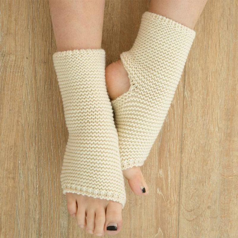 Couvre-pieds en laine solide avec couverture de protection, soutien de jambe de sport en tricot