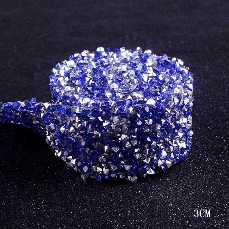 Goud En Zilver Rhinestone Trim Strass Fix Steentjes Glas Crystal Diamonds Voor Ambachten Steentjes Voor Kleding Diy Ketting: ZD0019