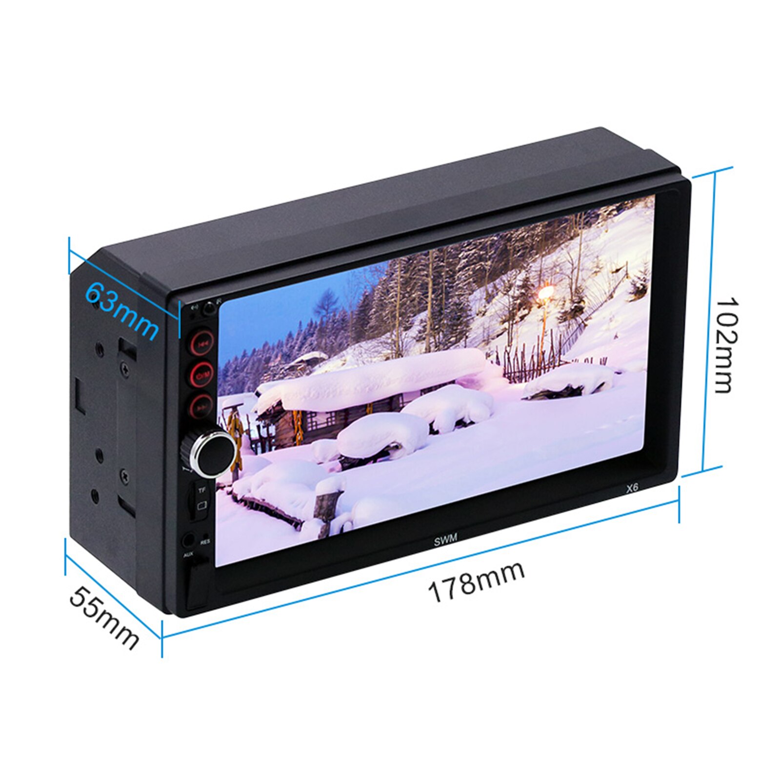 Auto MP5 Player 7 Zoll 12V High Definition Auto Bluetooth Hände-freies RCA FM Radio MP5 Player für WIN-CE System Auto Zubehör