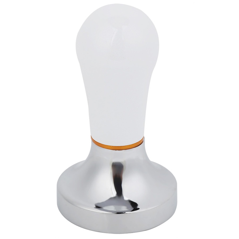 57 Mm Praktische Handheld Aluminium Koffie Tamper Met Handvat Voor Koffie Maker Geschikt Voor Gebruik In Huis Of Kantoor: White