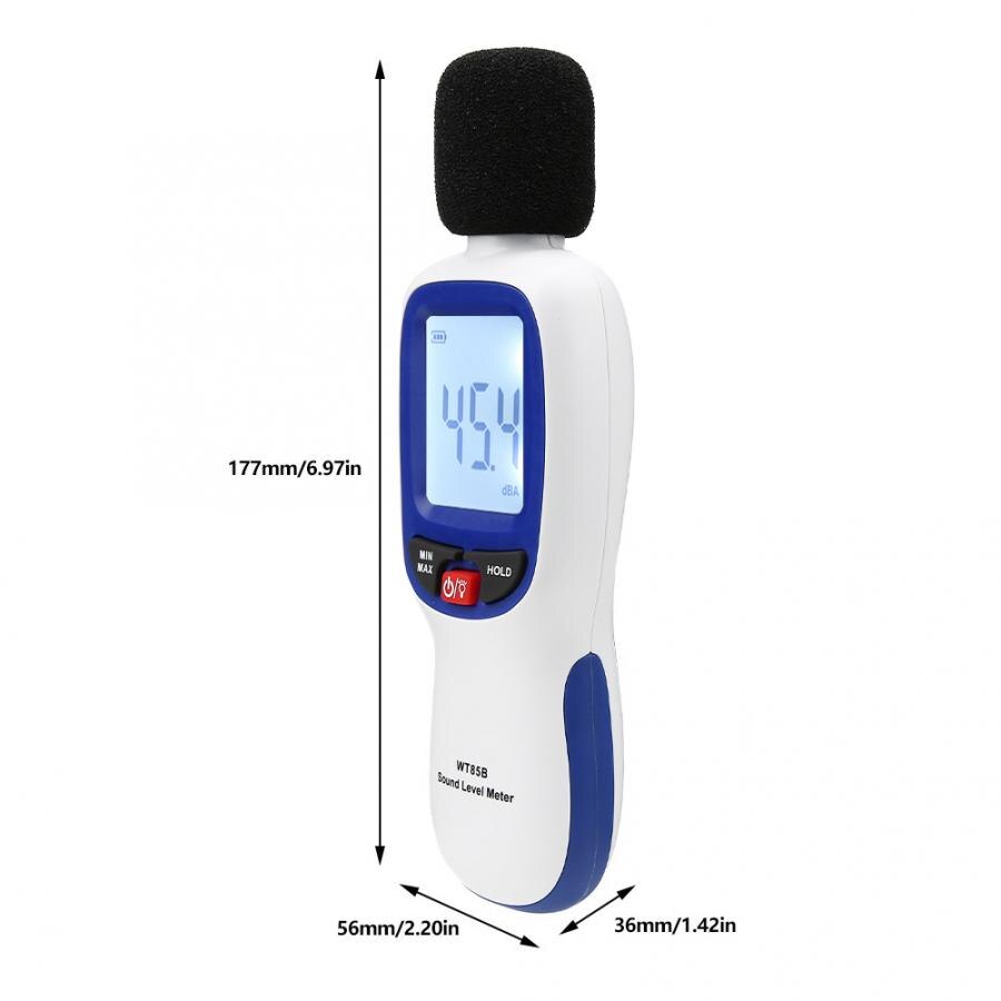 Noise Meter Handheld Mini Digital Sound Level Meter Noise Decibel Meter Bluetooth Sound Tester Monitor Digital Sound Level
