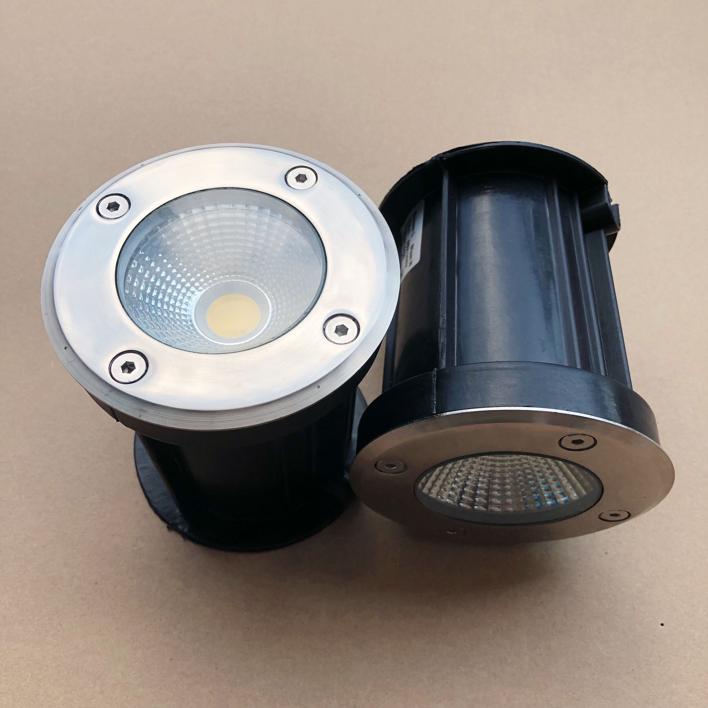 Led Ondergrondse Licht Lamp DC12V/AC85-265V Tuin Licht Begraven Lamp, Koel Wit/Warm Wit, surface Oxyderende