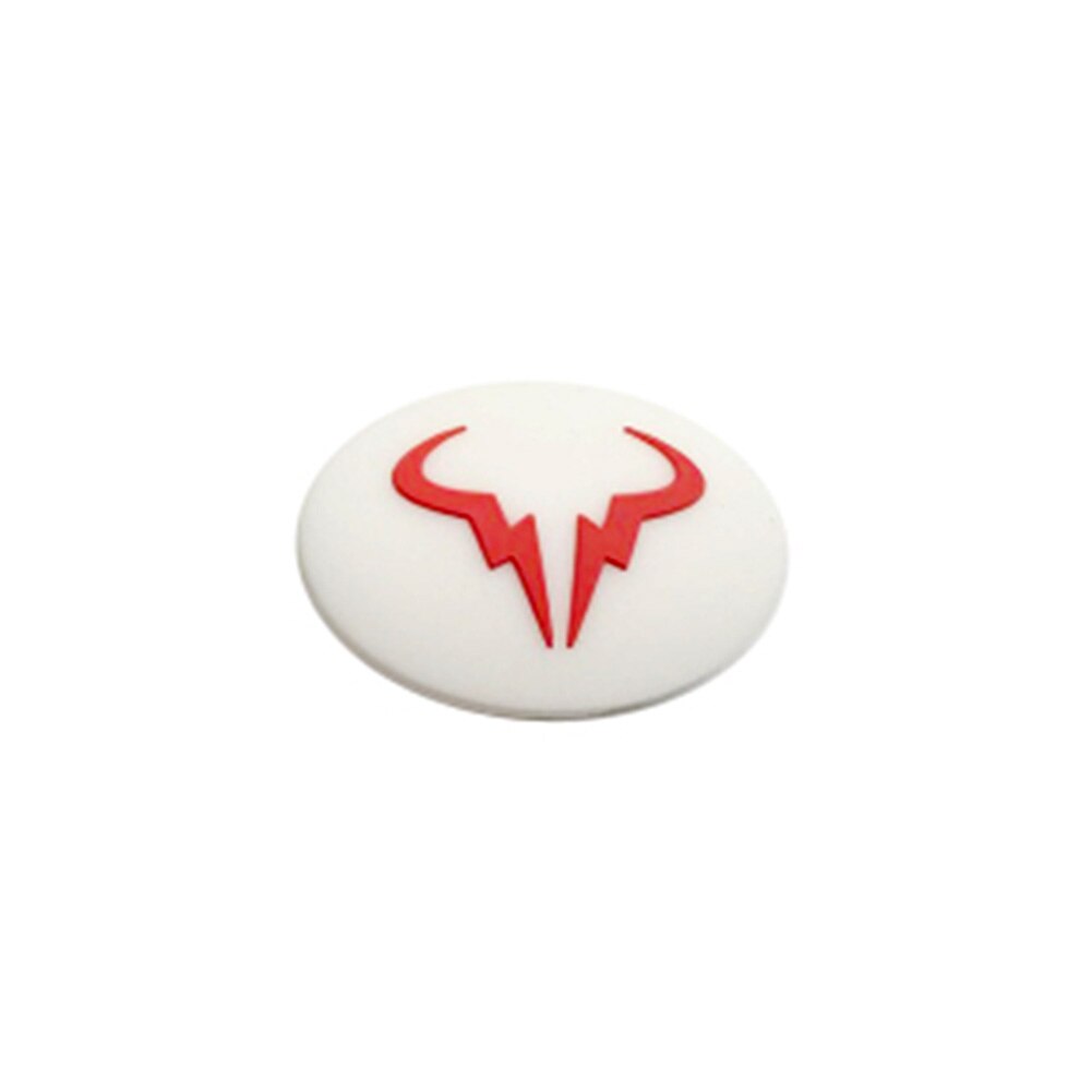 Durável anti-vibração raquete de tênis amortecedor animal cabeça de touro raqueta desenhos animados reduzir tenis raquete de silicone de alta qualidade