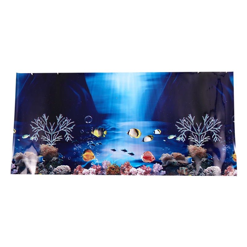 Affiche de fond bleu frais pour Aquarium, paysage océan, arrière-plan pour Aquarium
