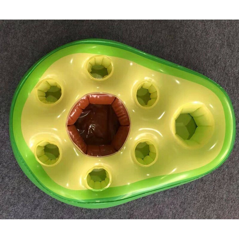 Flotador inflable para bebidas de aguacate, soporte para bebidas, Enfriador de piscina de gran capacidad, barra flotante para servir bebidas, ensalada y fruta