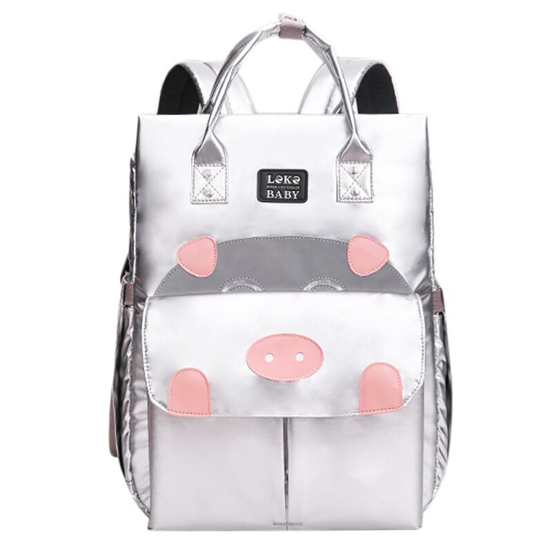 Lekebaby luiertas mummie zwangerschap babytassen reis luier verschonen rugzak vrouwen geïsoleerde lunchtas kinderwagen organizer: B