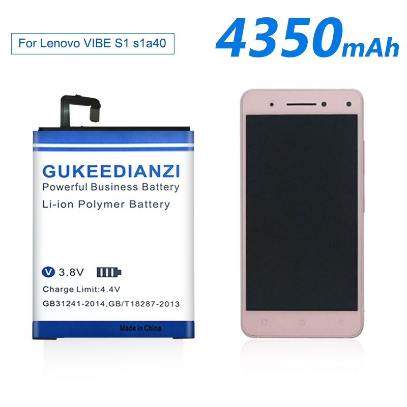 Batería BL250 para Lenovo VIBE S1, S1c50, S1, A40, VIBE Z, K910, s1a40, K6, X2, X2-TO, VIBE X, S960, vibración máxima, Z90, Vibe, K6