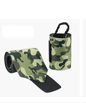 2Pcs Camouflage Neoprene di Sollevamento Pesi Da Polso Avvolgimento Braccialetti di Sport Della Cinghia di Supporto Per Il Fitness Crossfit Avvolge Polso della Mano Protector: A8