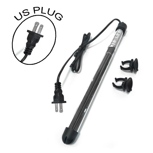 New UE EUA Plug Aquário Submersível Ajuste da Temperatura do Aquecedor Aquecimento Rod Para Aquarium Fish Tank 25 W/50 W /100 W/200 W/300 W: US Plug / 50W 