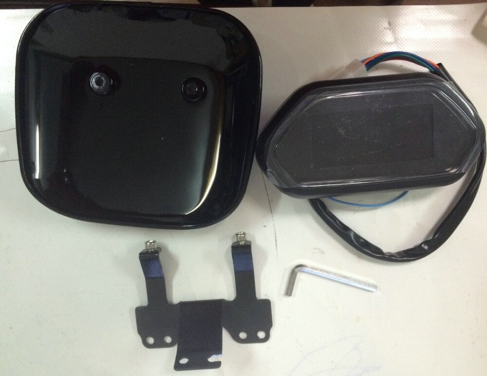 LCD display for electric bike scooter motorcycle speedometer odometer with shell 48v-96v for little turtleking battery indicator