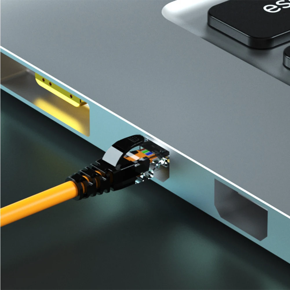 10-50Pcs CAT6 CAT5e Adapter Cap Ethernet Network Cable Connector Plugs RJ45 Caps Cat5 CAT6 Protective Sleeve Multicolour