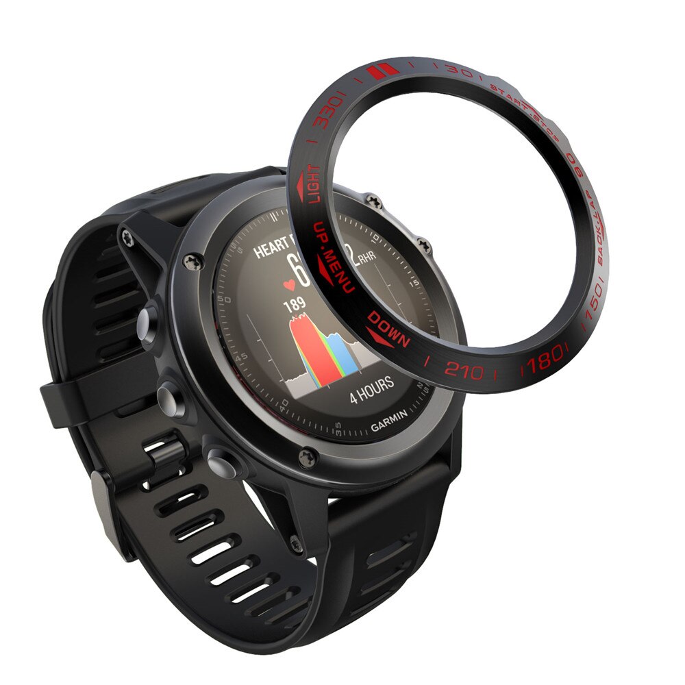Correa protectora para reloj deportivo inteligente Garmin Fenix 3/3 HR, accesorios de repuesto, anillo de bisel circular de Metal de acero inoxidable
