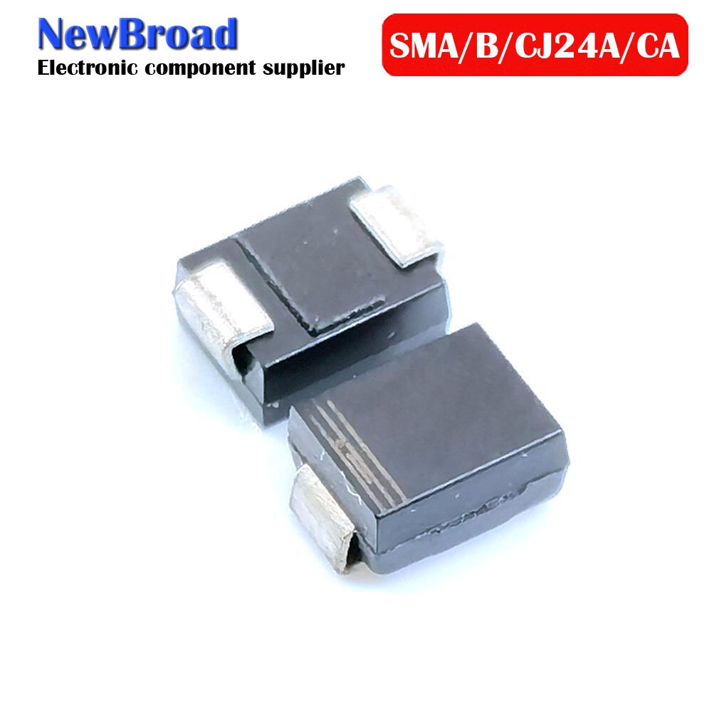 10Pcs Smd Tvs Diode Unidirectionele SMAJ24A Bz SMBJ24A Lz SMCJ24A Gez Bidirectionele SMAJ24CA Xz SMBJ24CA Bz SMCJ24CA Bez DO-214A