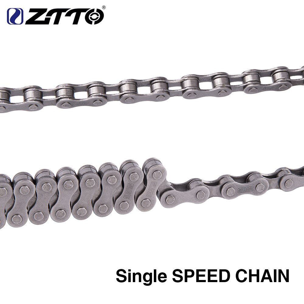 ZTTO Single Speed Bike Chains 1 S 1 Speed Zilver MTB Mountain Fietsen Fiets Ketting voor Stad fixedgear Fiets Onderdelen