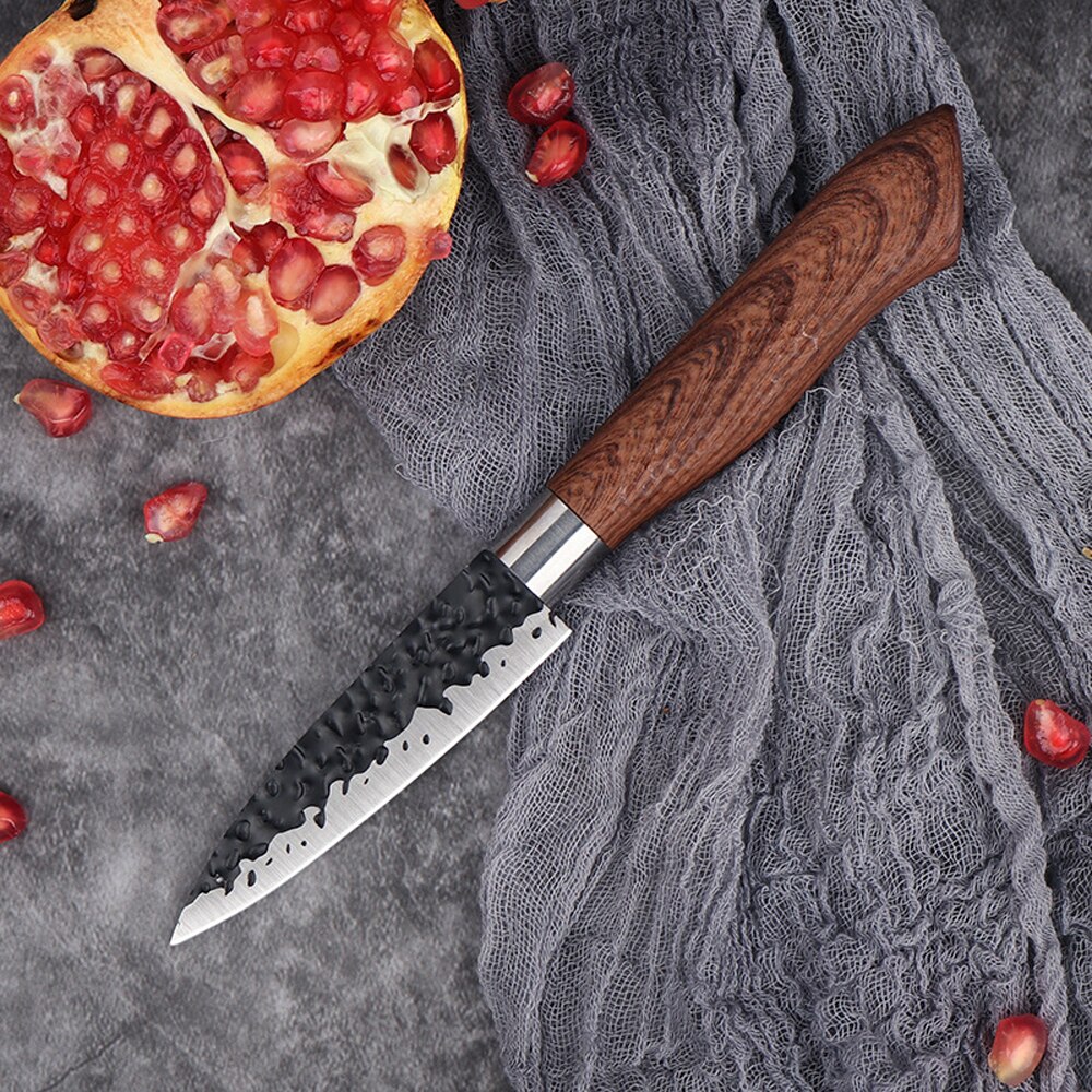 Köksknivar fruktkniv kockknivar japansk högkolhaltig rostfritt stål imitation damaskus mönsterkniv