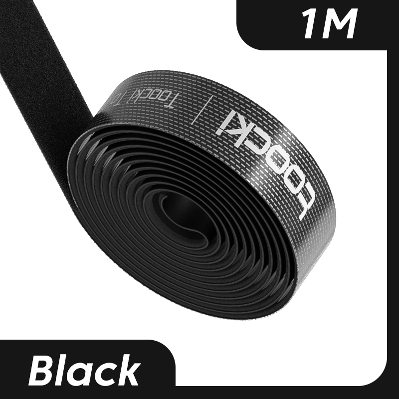 Toocki-organizador de cables de 1-5M, gestión de Cable ordenado de escritorio, Clips enrolladores, Cable para soporte de ratón, teclado, auriculares, Protector de Cable: Blanco