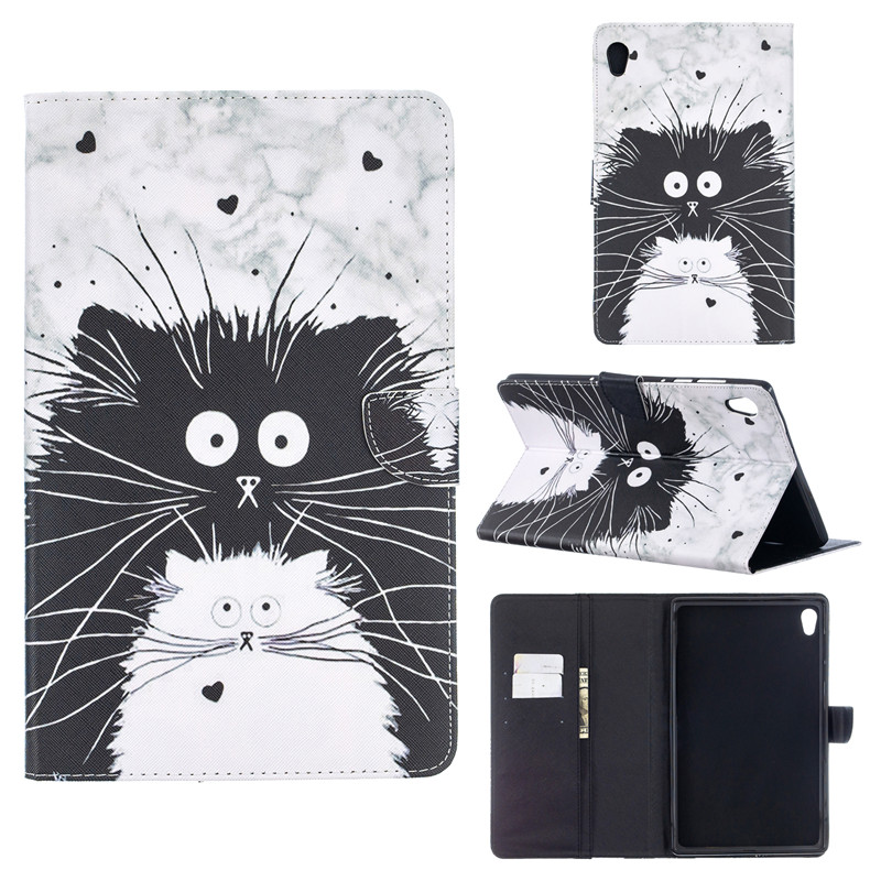 Talet-funda para Lenovo Tab M10 HD, TB-X306F, 10, 1, Kawaii, Cat Puppy, M10, M, 10, HD, 2. ª generación: Couple Cat