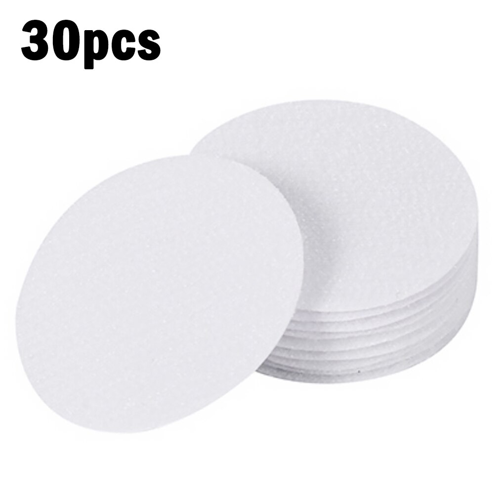 Antislip Vloermat Plakband Pad Tapijt Tapijt Grijper Coin Ronde Vormige Pad Montage Tape: white 30 pairs