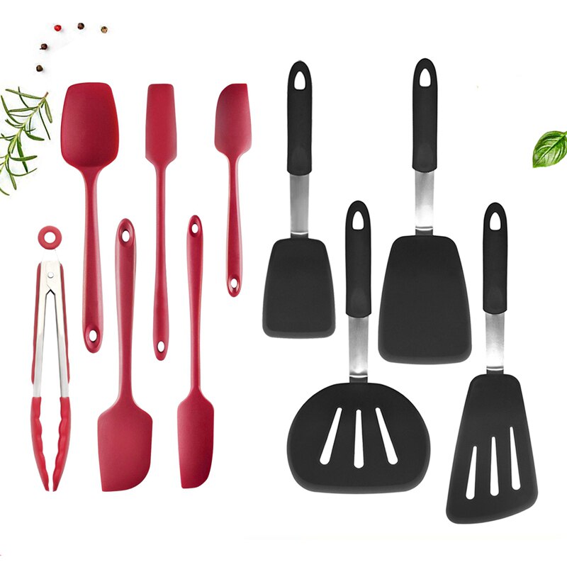 Ustensiles de cuisine en Silicone 6/7/10 | Ustensiles de cuisine résistants à la chaleur, ustensiles de cuisine, ustensiles de cuisine, Gadgets de cuisine, spatule cuillère à soupe