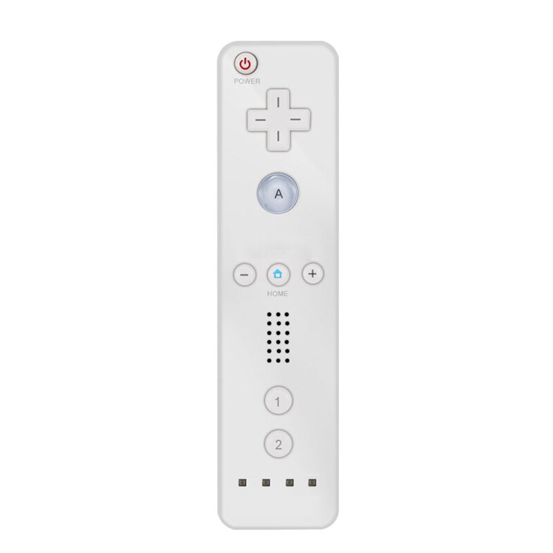 Without Motion Plus Controller For Wii Wireless Games Remote Nunchuck For Wii 2 in 1 Bluetooth Game Controle Silicone Soft Case: only remote-White