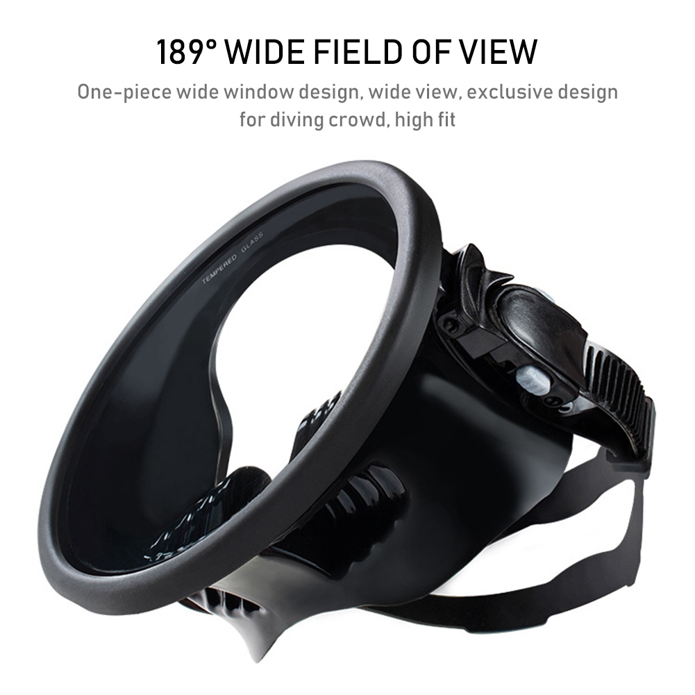 Snorkelling Full Mask Anti Leak Full Face Snorkel Set 180 Panoramic View Classic Round Dive Equipment Diving Mask