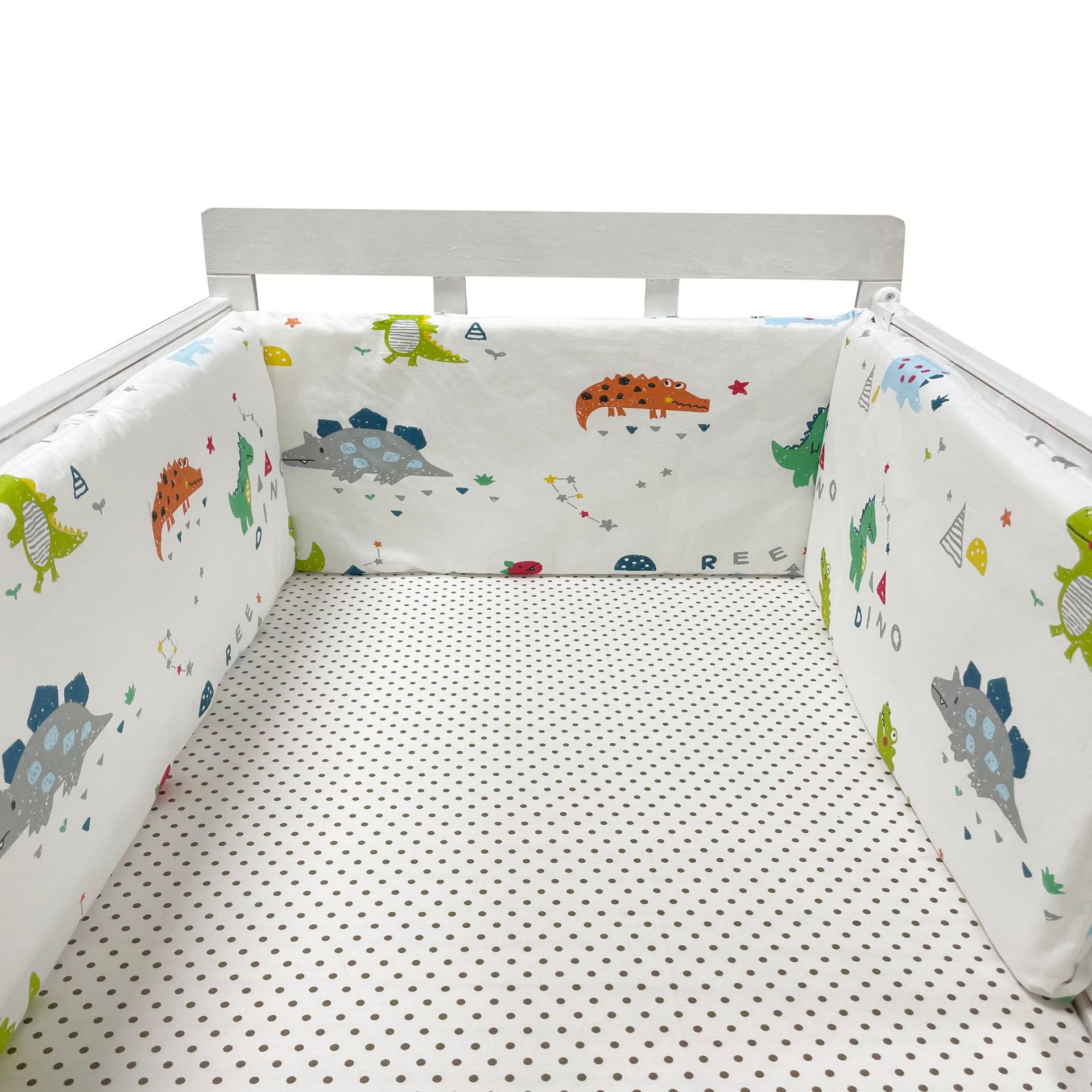 Nordic Sterne Baby Bett Verdicken Stoßstangen Zipper einteiliges Krippe Um Kissen Kinderbett Schutz Kissen 200*30 CM: Himmel Blau