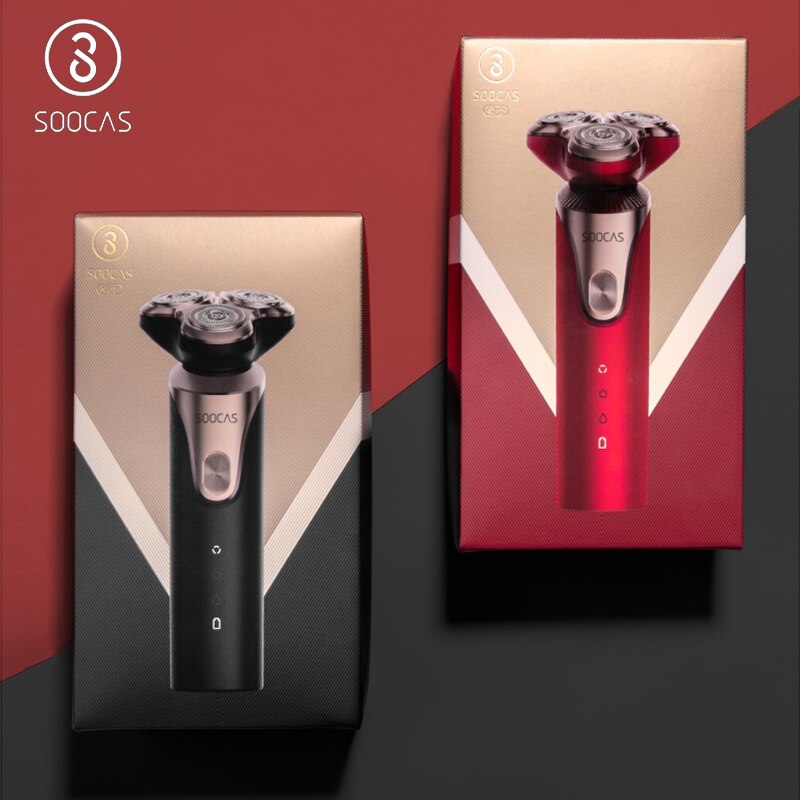 Xiaomi Soocas S3 Electric Shaver Men Razor 3D Beard Trimmer Type-C Rechargeable Shaving Machines