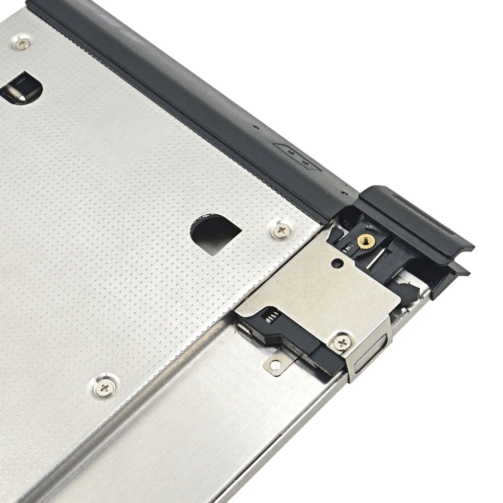Aluminium 2nd Hdd Caddy 9.5Mm Sata 3.0 2.5 &quot;Hdd Case Behuizing Voor Dell Latitude E6320 E6420 E6520 E6330 e6430 E6530 Dvd Optibay